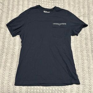 Barbour Navy Blue T Shirt